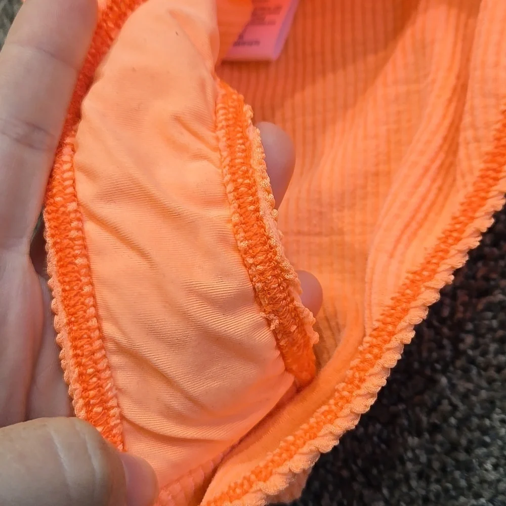 NWOT Good American Women Always Bikini Ties Side Swim 3/4 L/XL